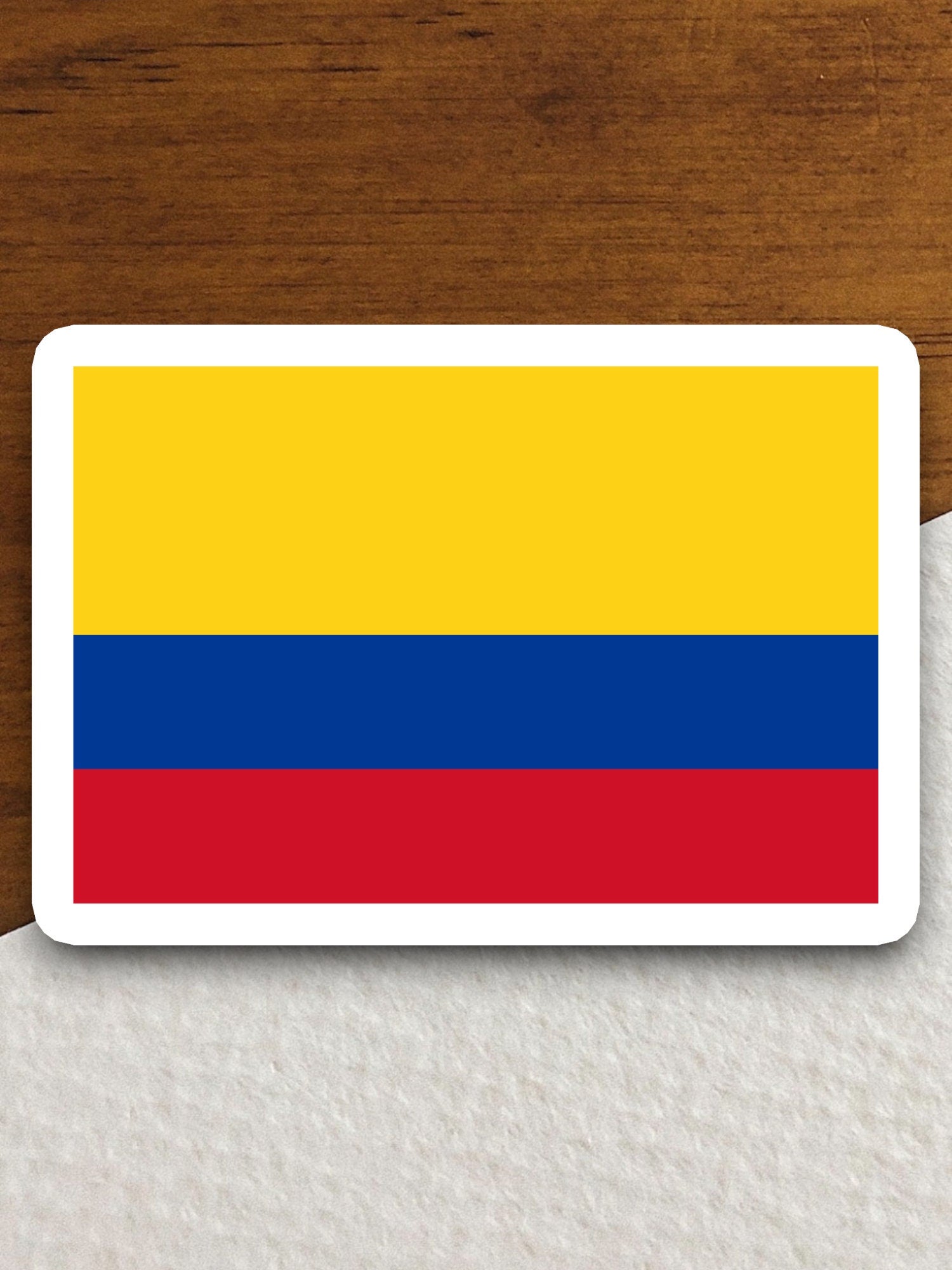 Colombia country flag sticker, international country sticker, international sticker, Colombia sticker, Room Décor