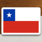 Chile country flag sticker, international country sticker, international sticker, Chile sticker, Room Décor