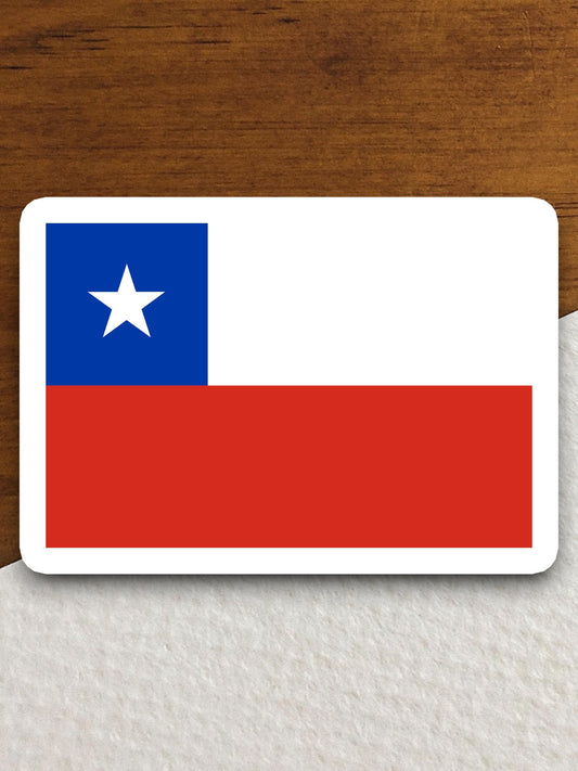 Chile country flag sticker, international country sticker, international sticker, Chile sticker, Room Décor