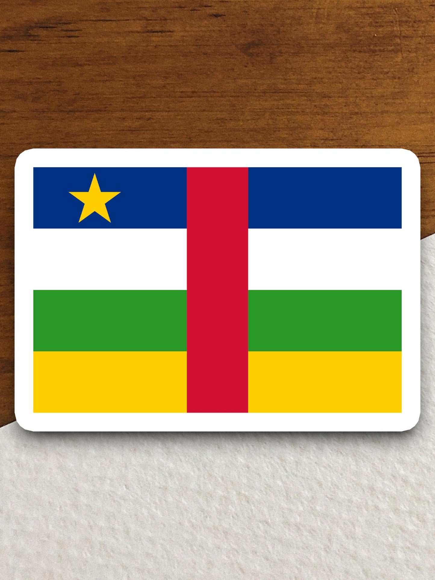 Central african republic country flag sticker, international country sticker, african sticker, Central african republic sticker, Room Décor