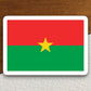 Burkina faso country flag sticker, international country sticker, international sticker, faso sticker, Burkina sticker, Room Décor