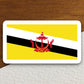 Brunei country flag sticker, international country sticker, international sticker, Brunei sticker, Room Décor