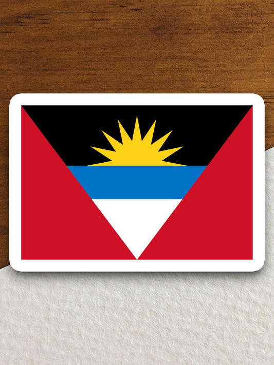 Antigua and barbuda country flag sticker, international country sticker, international sticker, barbuda sticker, Antigua sticker, Room Décor