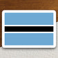 Botswana country flag sticker, international country sticker, international sticker, Botswana sticker, Room Décor