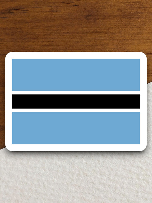 Botswana country flag sticker, international country sticker, international sticker, Botswana sticker, Room Décor