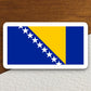 Bosnia country flag sticker, international country sticker, international sticker, Bosnia sticker, Room Décor