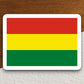 Bolivia country flag sticker, international country sticker, international sticker, Bolivia sticker, Room Décor