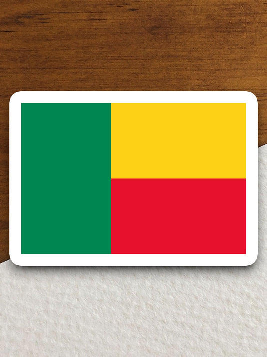 Benin country flag sticker, international country sticker, international sticker, Benin sticker, Room Décor