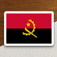 Angola country flag sticker, international country sticker, international sticker, Angola sticker, Room Décor