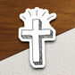 Church Cross Outline sticker, cross sticker, church sticker, Religious Sticker, Faith Sticker, Worship Sticker, Christian Sticker