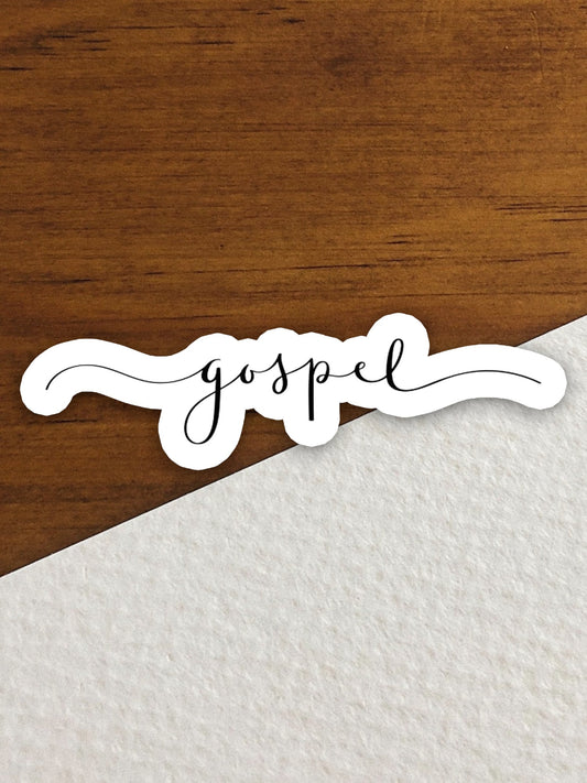 Gospel sticker, Religious Sticker, Faith Sticker, Worship Sticker, Christian Sticker, Scripture Sticker, Room Décor