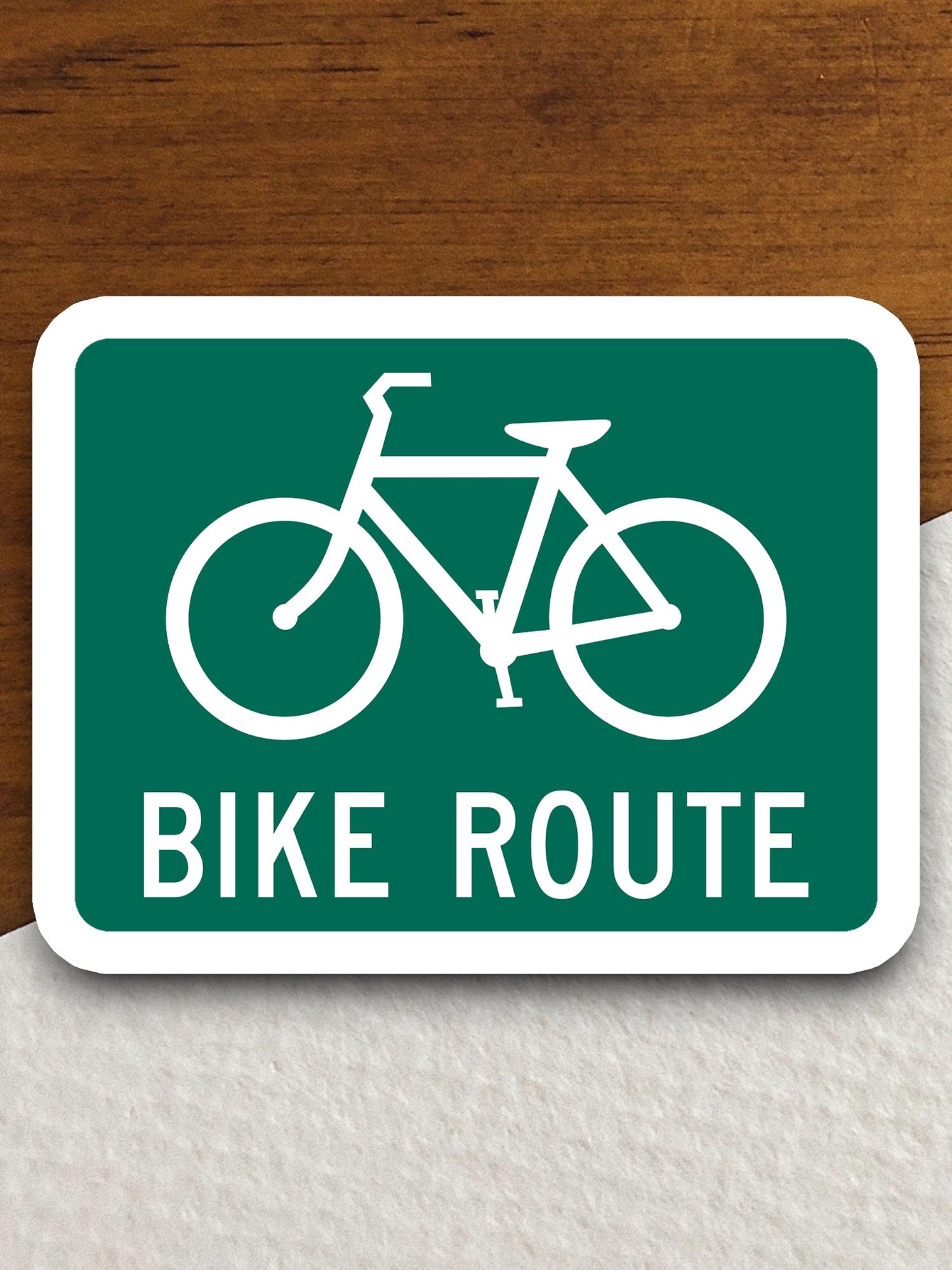 bike route  road sign stickers, Room Decor, Traffic Sticker, Road Sign Decoration, Road Work Signs, Traffic Sign