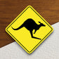 kangaroo  road sign stickers, Room Decor, Traffic Sticker, Road Sign Decoration, Road Work Signs, Traffic Sign