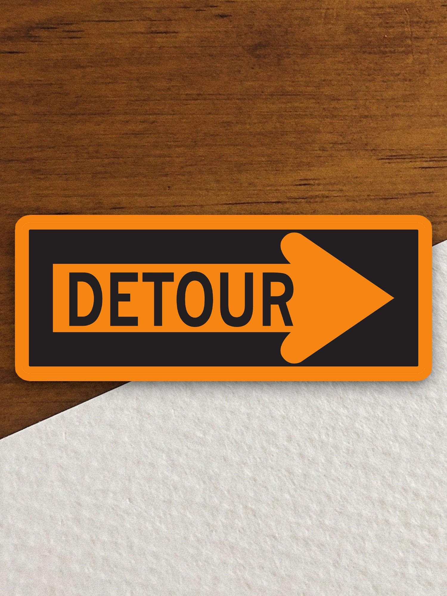 detour arrow right  road sign stickers, Room Decor, Traffic Sticker, Road Sign Decoration, Road Work Signs, Building Signs, Traffic Sign