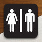 restroom man and woman  road sign stickers, Room Decor, Traffic Sticker, Road Sign Decoration, Road Work Signs, Building Signs, Traffic Sign