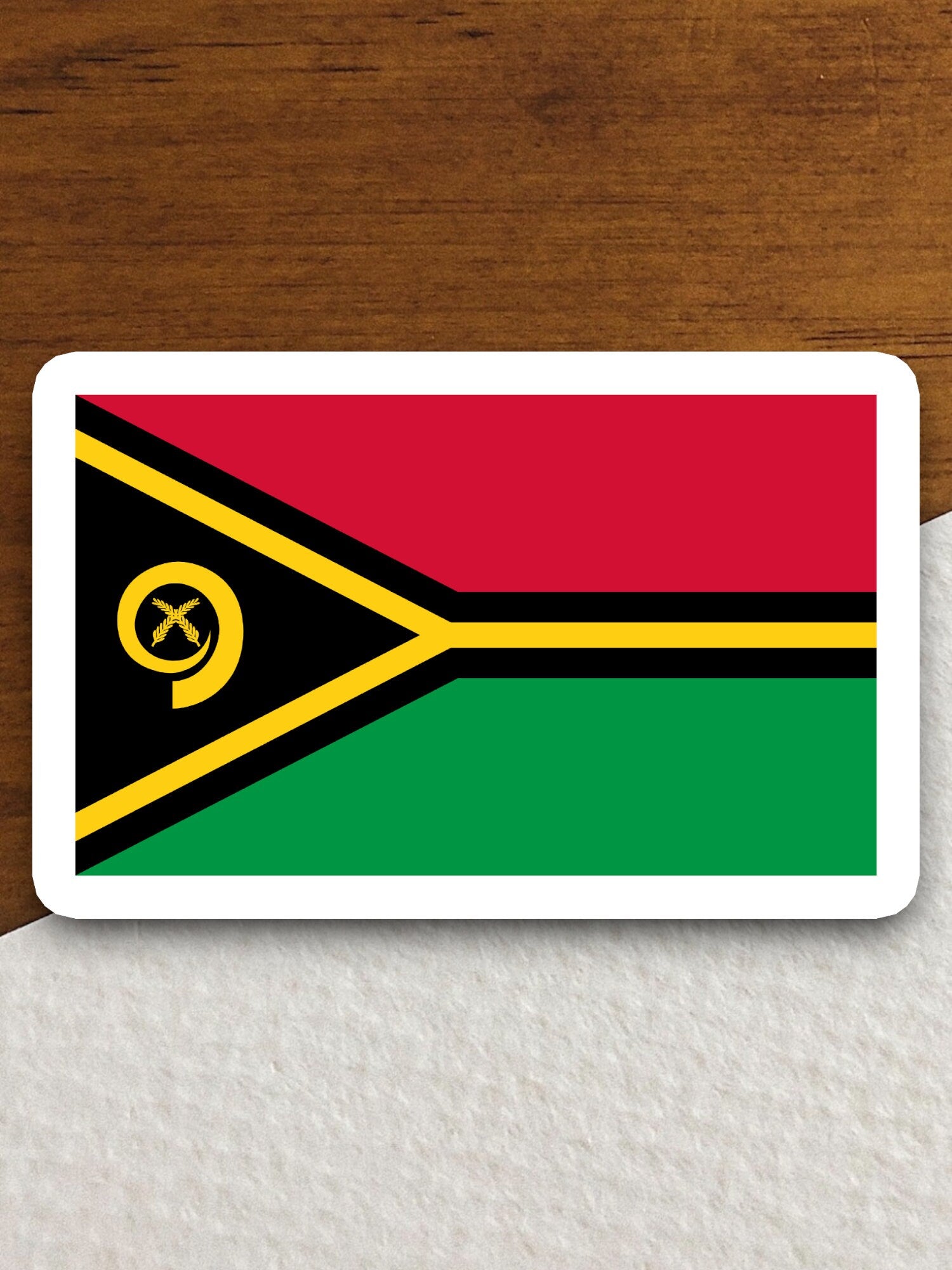 Vanuatu country flag sticker, international country sticker, international sticker, Vanuatu sticker, Room Décor