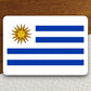 Uruguay country flag sticker, international country sticker, international sticker, Uruguay sticker, Room Décor