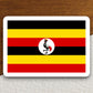 Uganda country flag sticker, international country sticker, international sticker, Uganda sticker, Room Décor