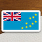 Tuvalu country flag sticker, international country sticker, international sticker, Tuvalu sticker, Room Décor