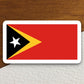 Timor-leste country flag sticker, international country sticker, international sticker, Timor-leste sticker, Room Décor