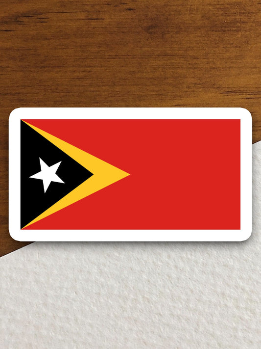 Timor-leste country flag sticker, international country sticker, international sticker, Timor-leste sticker, Room Décor