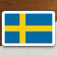 Sweden country flag sticker, international country sticker, international sticker, Sweden sticker, Room Décor