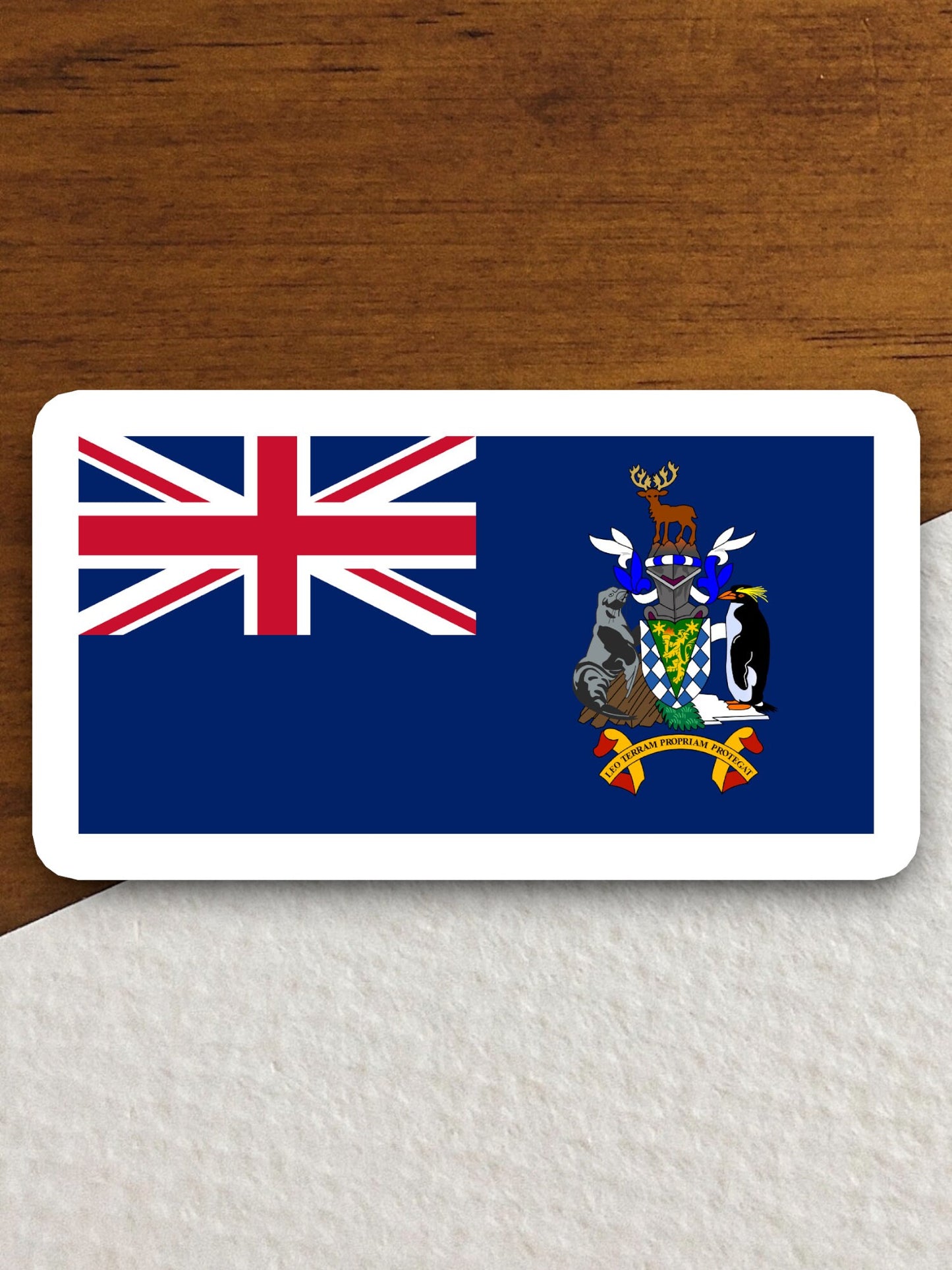 South georgia country flag sticker, international country sticker, international sticker, South georgia sticker, Room Décor