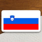 Slovenia country flag sticker, international country sticker, international sticker, Slovenia sticker, Room Décor