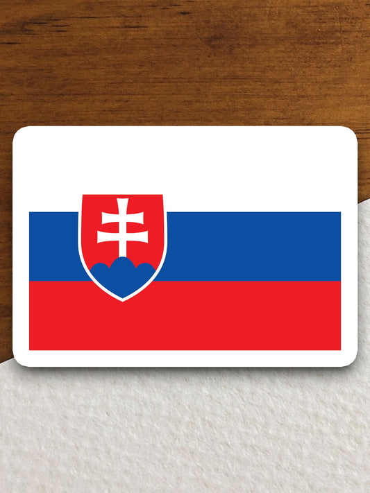 Slovakia country flag sticker, international country sticker, international sticker, Slovakia sticker, Room Décor