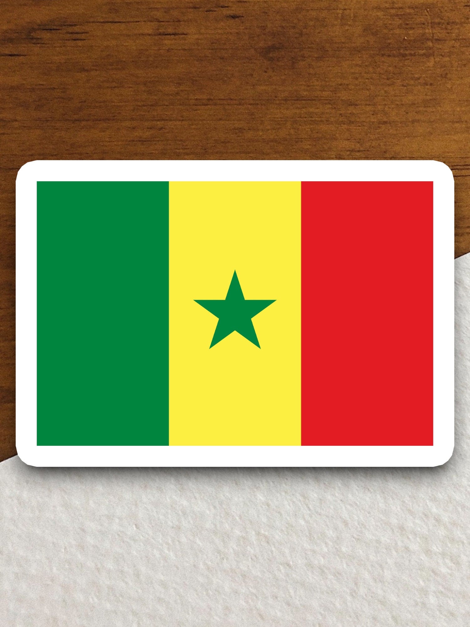 Senegal country flag sticker, international country sticker, international sticker, Senegal sticker, Room Décor