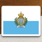 San marino country flag sticker, international country sticker, international sticker, San marino sticker, Room Décor