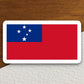 Samoa country flag sticker, international country sticker, international sticker, Samoa sticker, Room Décor