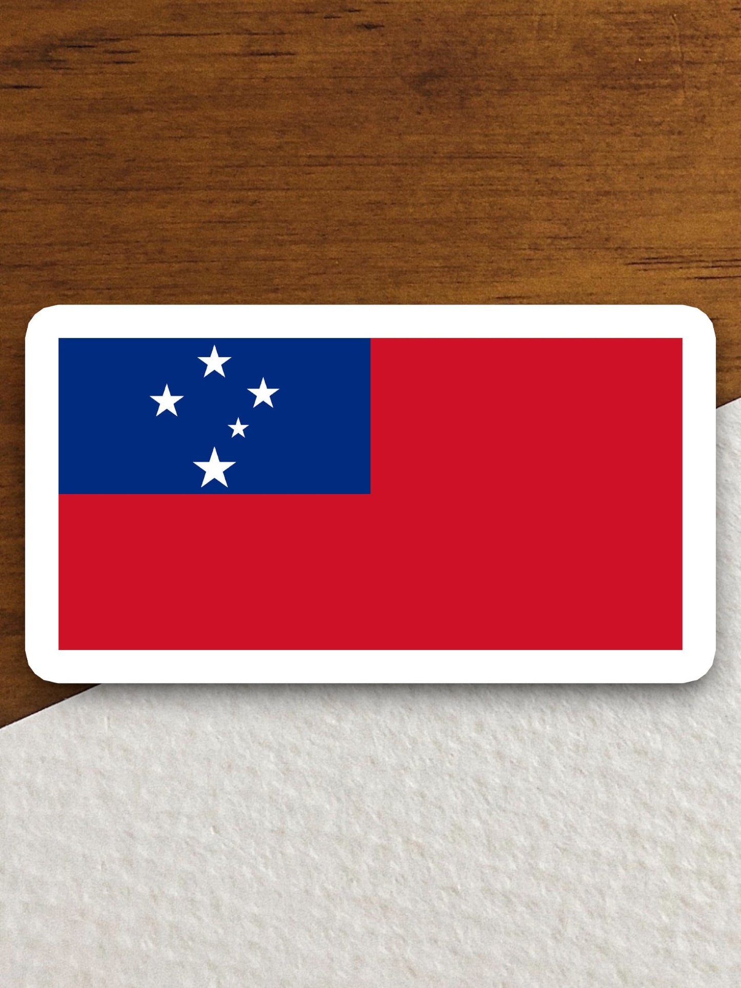 Samoa country flag sticker, international country sticker, international sticker, Samoa sticker, Room Décor