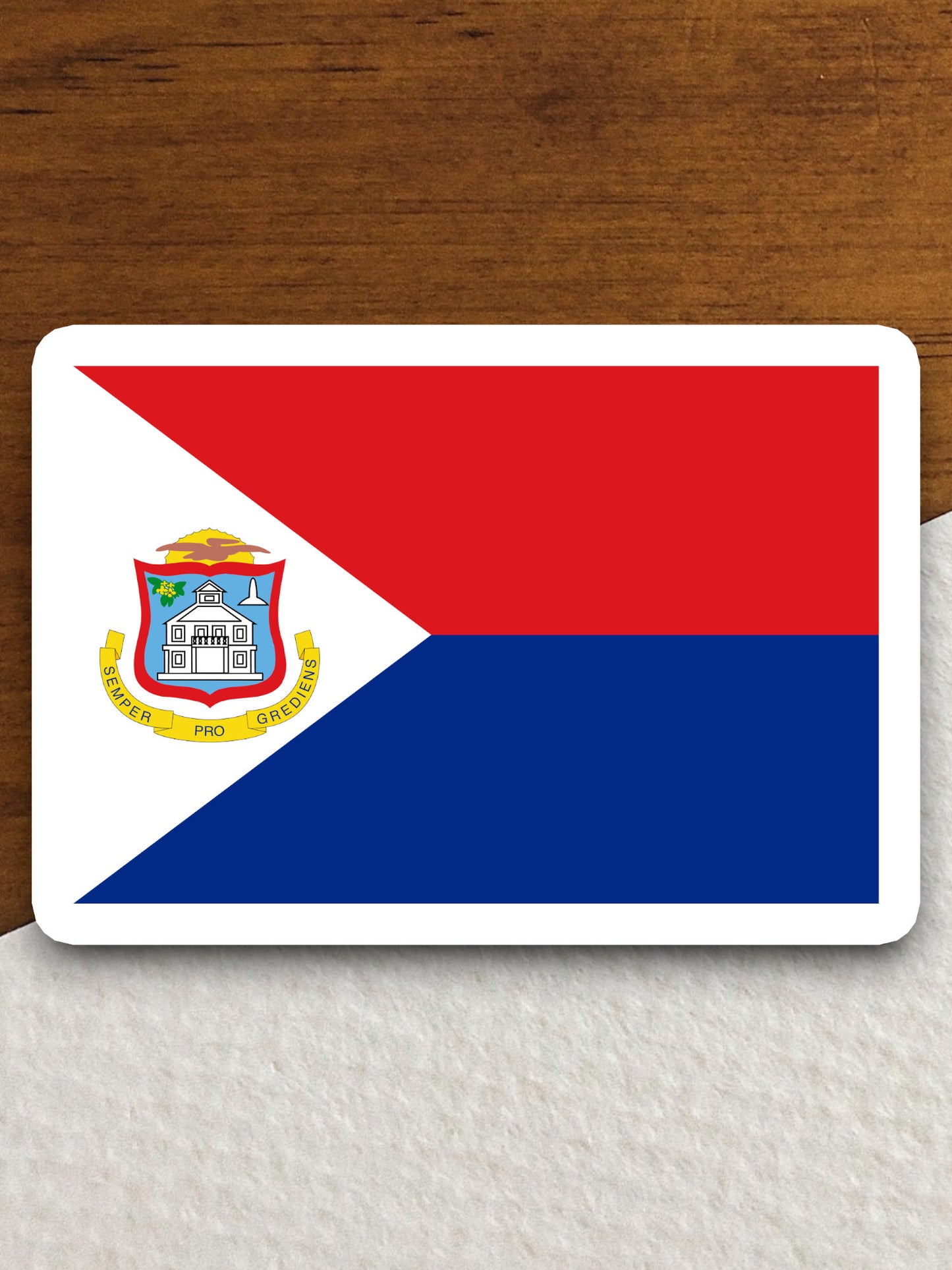 Saint maarten country flag sticker, international country sticker, international sticker, Saint maarten sticker, Room Décor