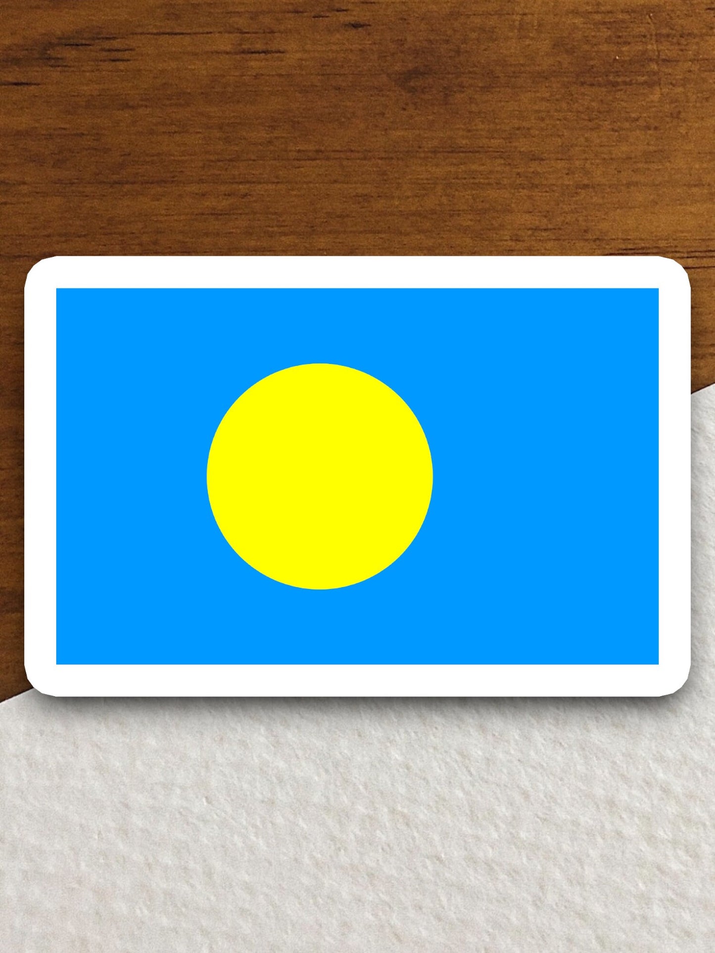 Palau country flag sticker, international country sticker, international sticker, Palau sticker, Room Décor