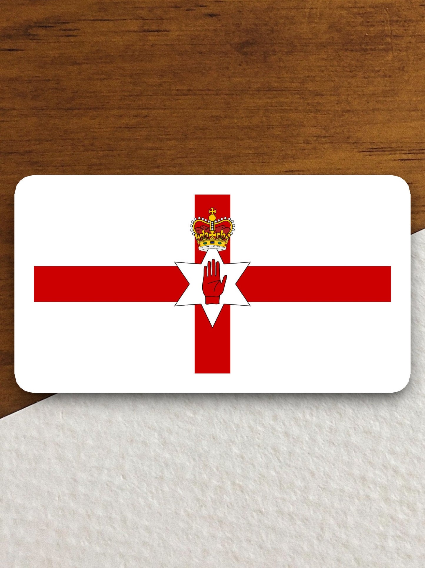 Northern ireland country flag sticker, international country sticker, international sticker, Northern ireland sticker, Room Décor