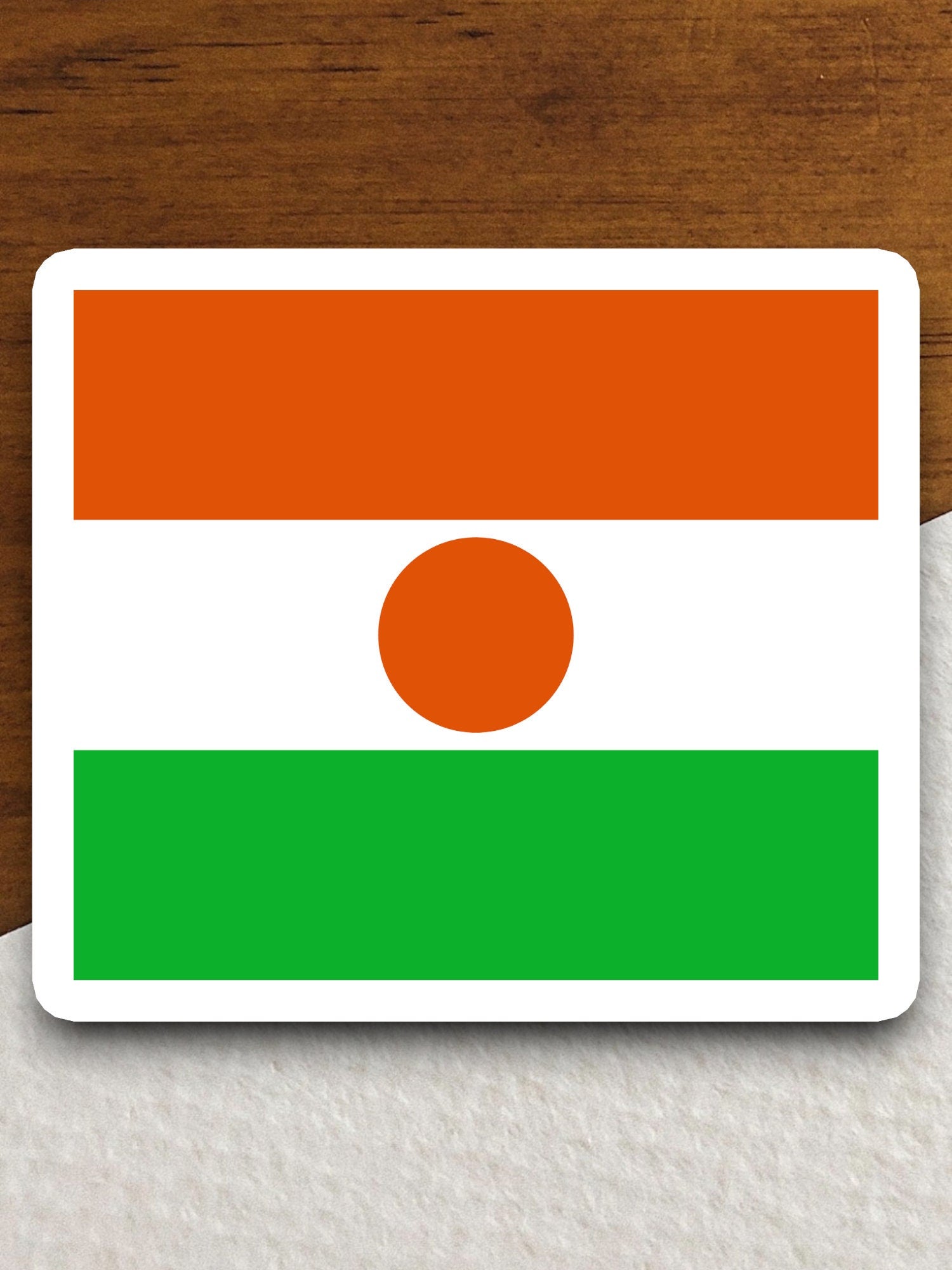 Niger country flag sticker, international country sticker, international sticker, Niger sticker, Room Décor