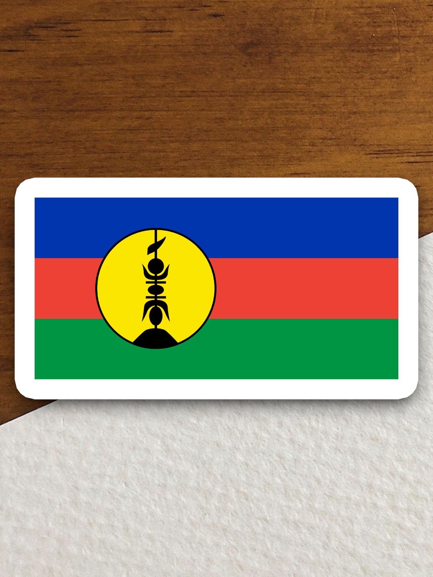 New caledonia country flag sticker, international country sticker, international sticker, New caledonia sticker, Room Décor