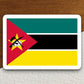 Mozambique country flag sticker, international country sticker, international sticker, Mozambique sticker, Room Décor