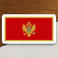 Montenegro country flag sticker, international country sticker, international sticker, Montenegro sticker, Room Décor