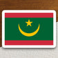 Mauritania country flag sticker, international country sticker, international sticker, Mauritania sticker, Room Décor