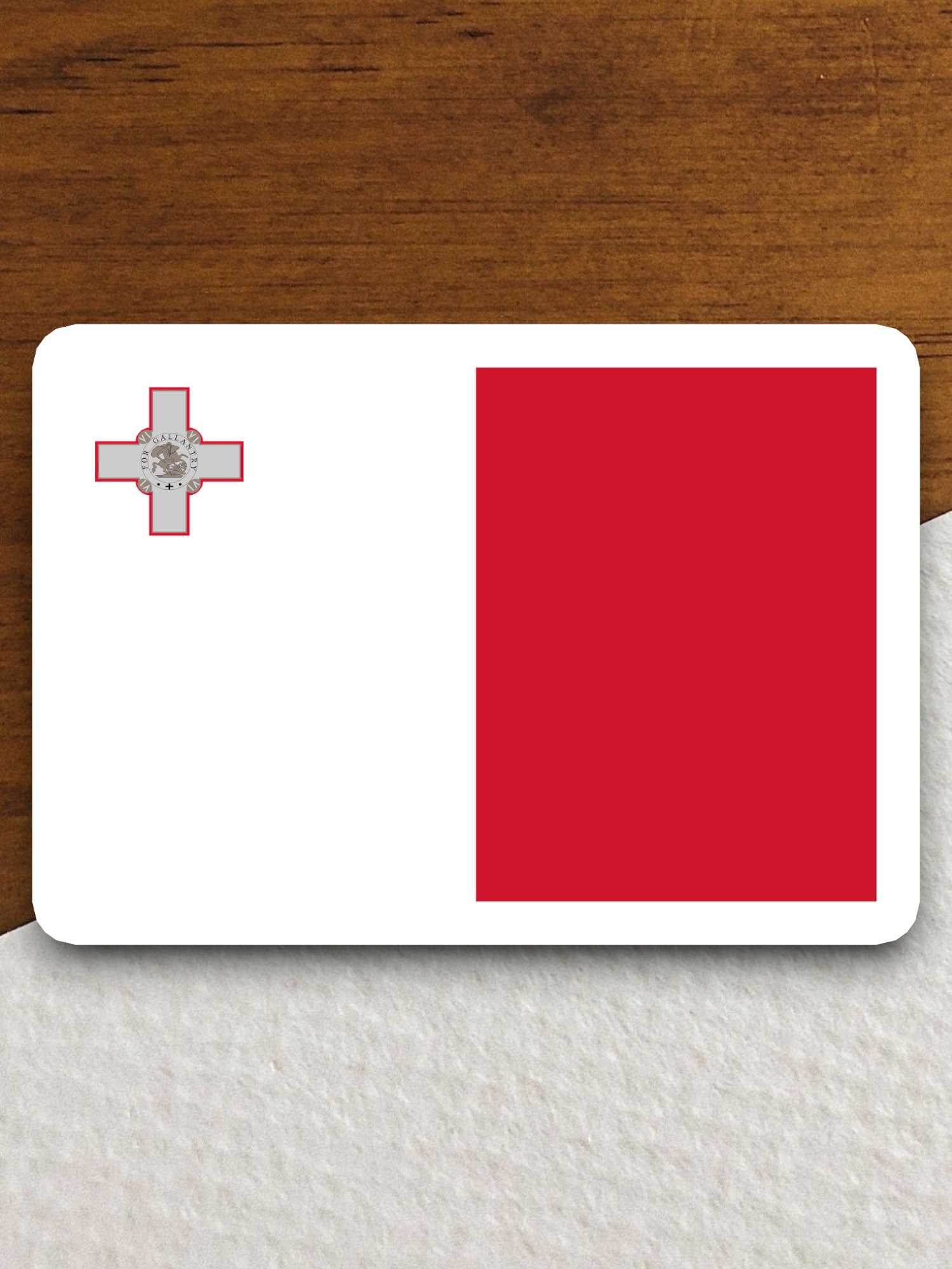 Malta country flag sticker, international country sticker, international sticker, Malta sticker, Malta laptop sticker, Room Décor