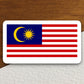 Malaysia country flag sticker, international country sticker, international sticker, Malaysia sticker, Room Décor