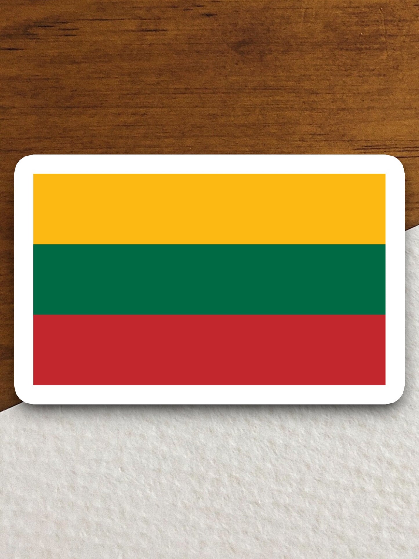 Lithuania country flag sticker, international country sticker, international sticker, Lithuania sticker, Room Décor