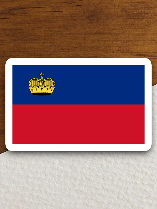 Liechtenstein country flag sticker, international country sticker, international sticker, Liechtenstein sticker, Room Décor