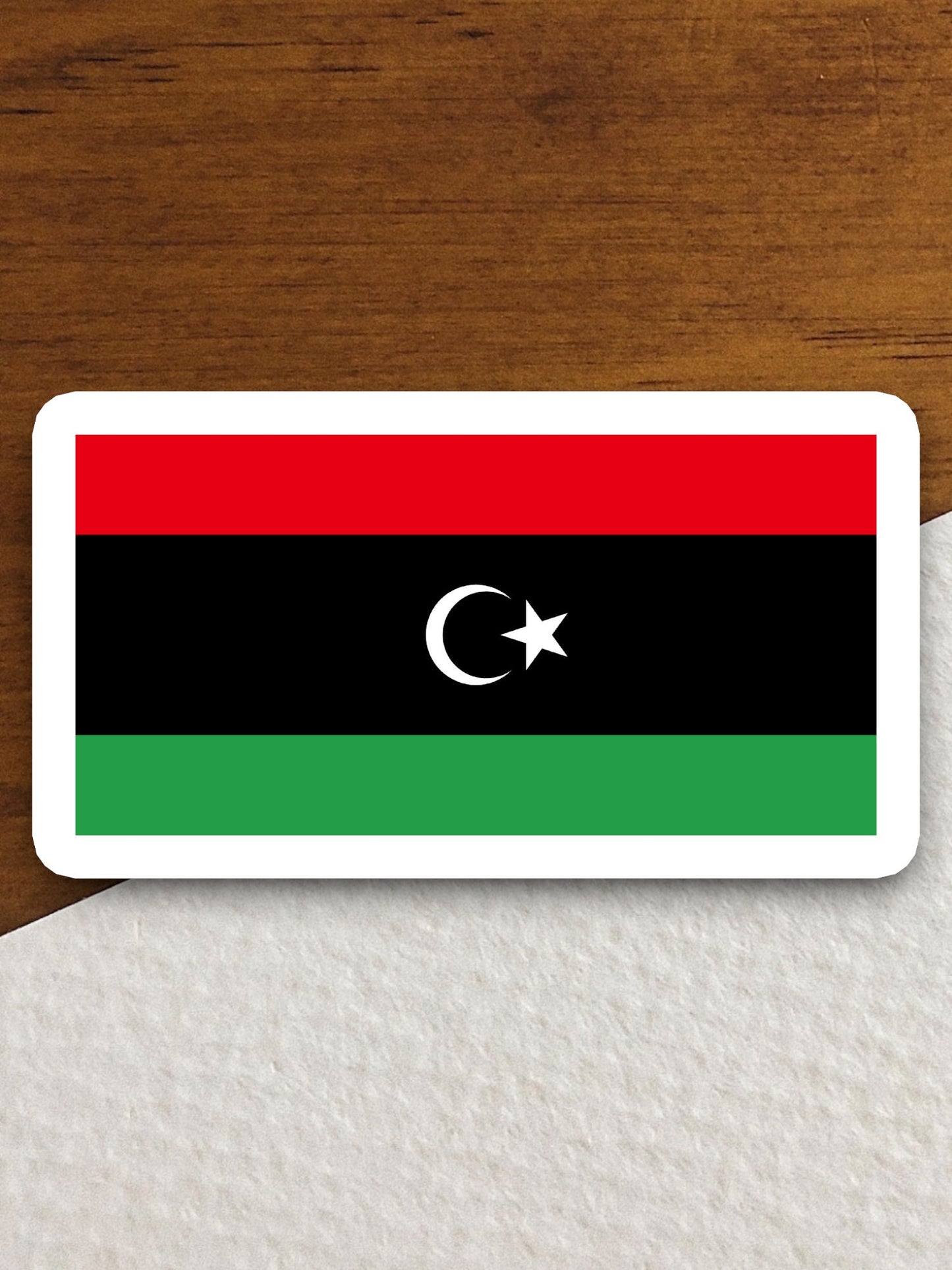 Libya country flag sticker, international country sticker, international sticker, Libya sticker, Room Décor