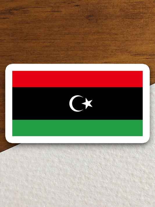 Libya country flag sticker, international country sticker, international sticker, Libya sticker, Room Décor