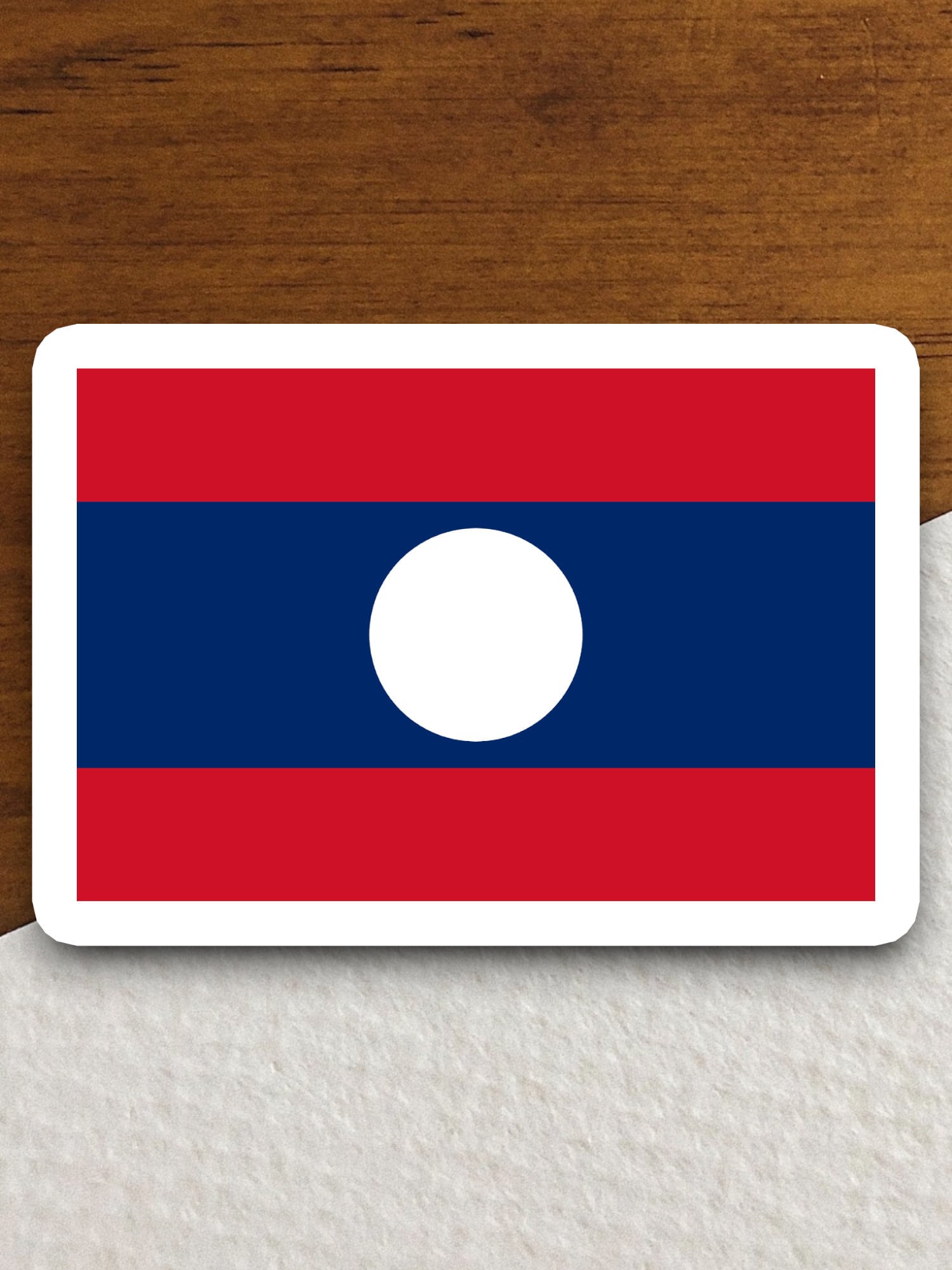 Laos country flag sticker, international country sticker, international sticker, Laos sticker, Room Décor