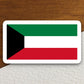 Kuwait country flag sticker, international country sticker, international sticker, Room Décor