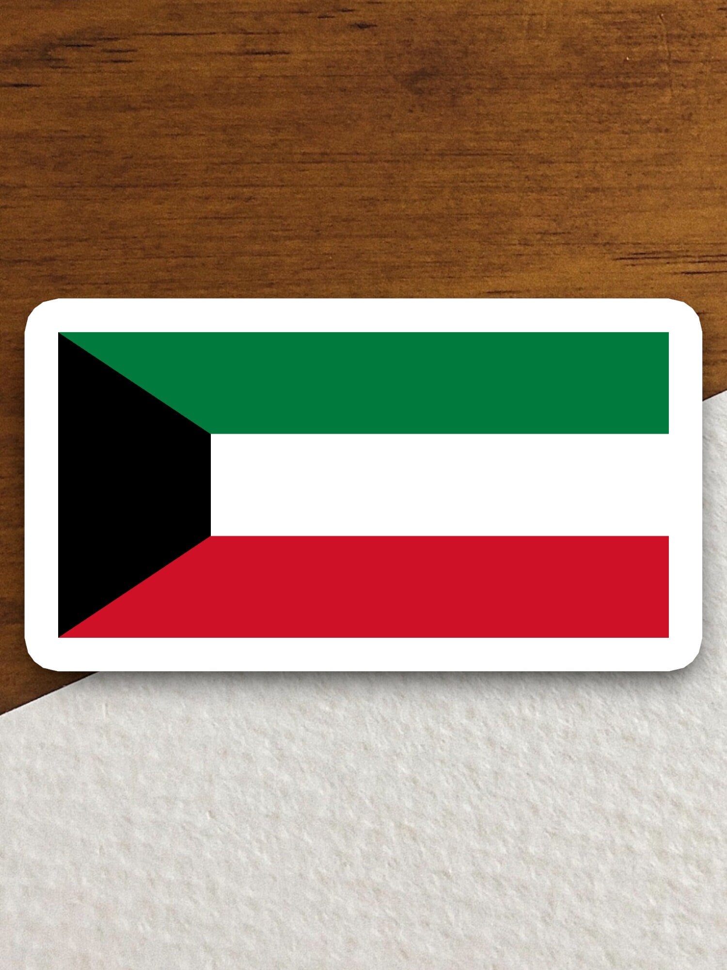 Kuwait country flag sticker, international country sticker, international sticker, Room Décor